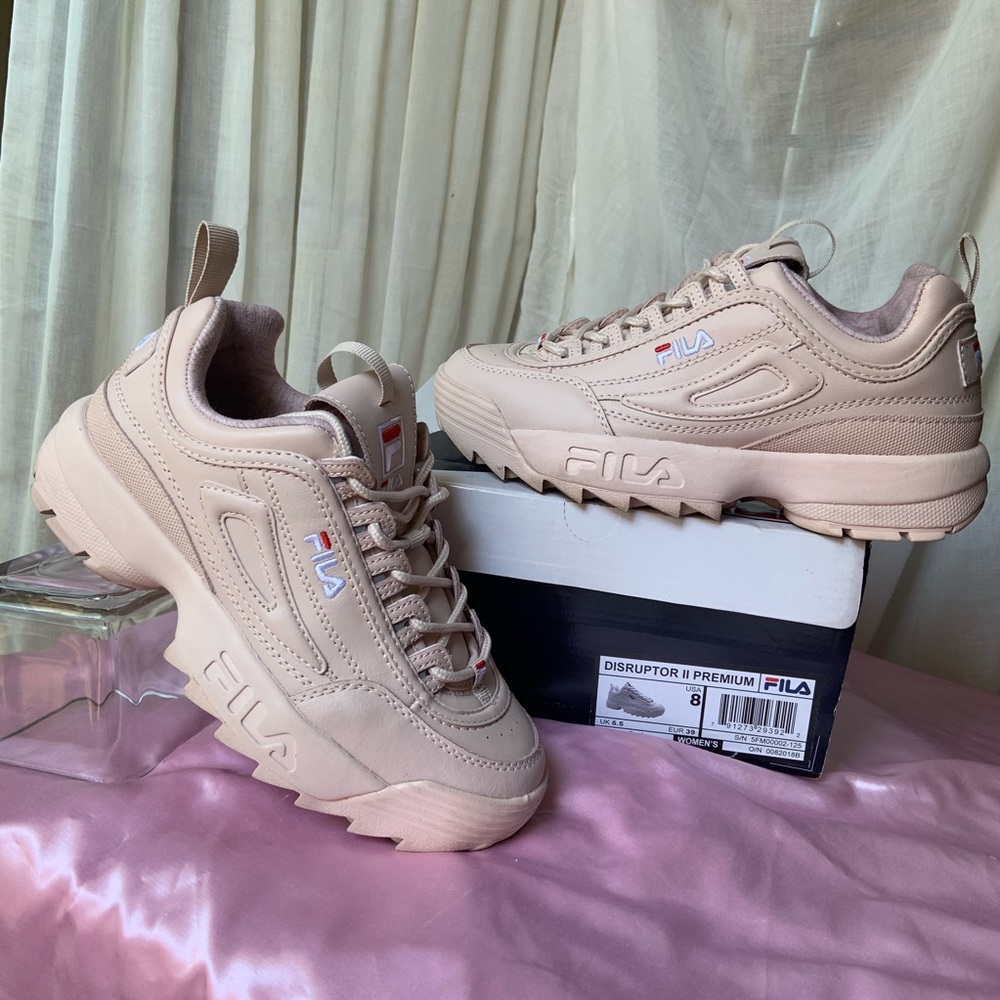 FILA Disruptors Woman’s Size 8 Nude Beige